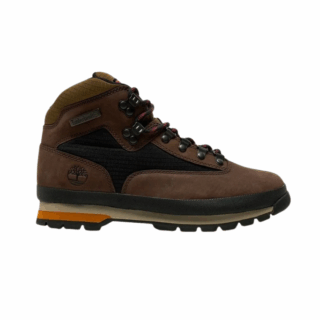 EURO HIKER MID LACE UP BOOT DARK BROWN NUBUCK